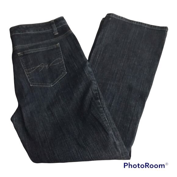 Tommy Hilfiger Jeans Womens 12R Hope Boot Cut Denim Dark Wash High Rise Stretch - Picture 4 of 6
